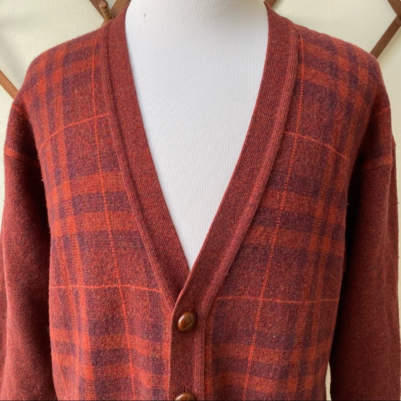 Burberry Nova Check Lambswool Cardigan - Picture 2 of 14